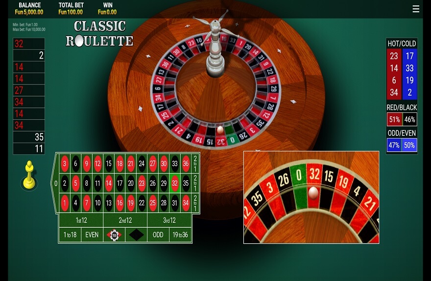 Classic Roulette screen 3