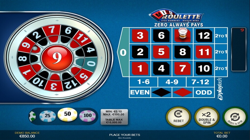 Mini Roulette screen 3