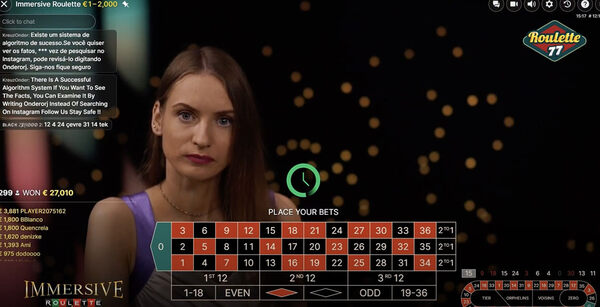 Immersive Roulette (Evolution)