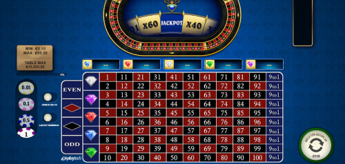 Playtech 1000 Diamond Bet Roulette