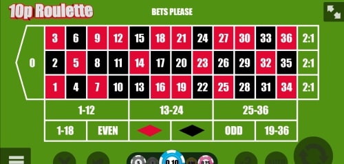 Gamevy 10P Roulette