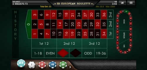 Iron Dog Studio 3D European Roulette