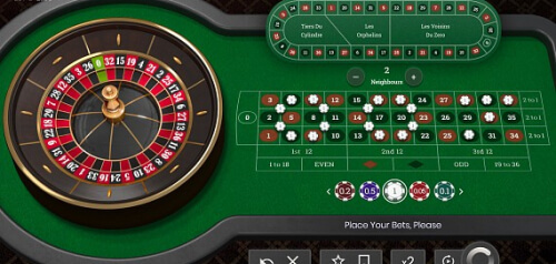 Tom Horn Gaming European Roulette Announced Bets