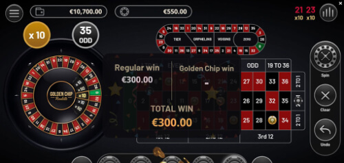 Yggdrasil Golden Chip Roulette
